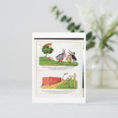 Het oude Man van Aosta, pagina van 'The Book of No Briefkaart (Staand voorkant)