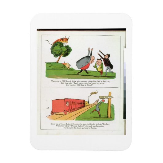 Het oude Man van Aosta, pagina van 'The Book of No Magneet (Verticaal)