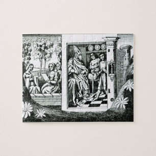 Het Oude Man van de Berg geeft zijn bevel Legpuzzel