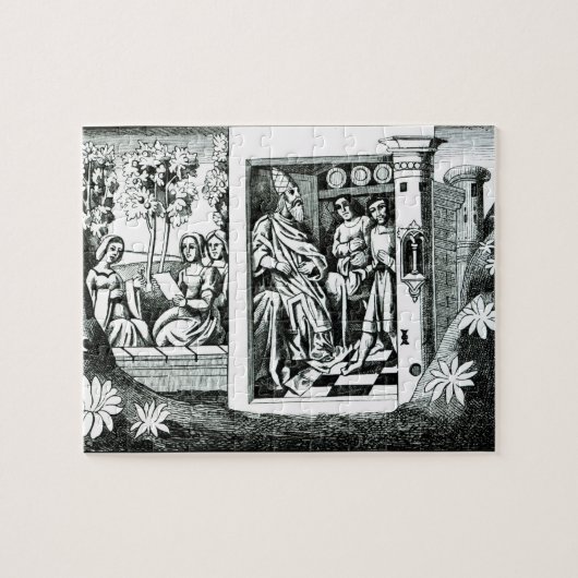 Het Oude Man van de Berg geeft zijn bevel Legpuzzel (Horizontaal)