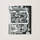 Het Oude Man van de Berg geeft zijn bevel Legpuzzel (Verticaal)