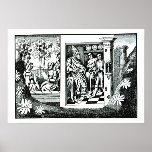 Het Oude Man van de Berg geeft zijn bevel Poster (Voorkant)