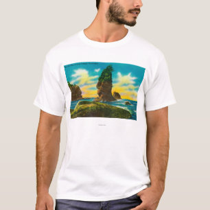 Het oude Man van de Flatterie van de Kappen, WA T-shirt