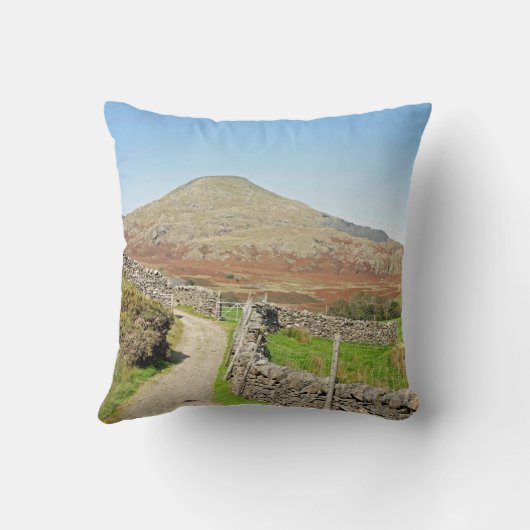 Het oude Man van het Briefkaart Coniston Kussen (Achterkant)