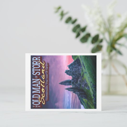 HET OUDE MAN VAN STORR - HET ISEL VAN SKYE - SCOTL BRIEFKAART (Staand voorkant)