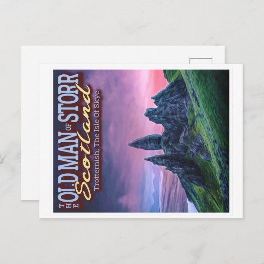HET OUDE MAN VAN STORR - HET ISEL VAN SKYE - SCOTL BRIEFKAART (Voorkant / Achterkant)