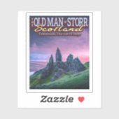 HET OUDE MAN VAN STORR - HET ISEL VAN SKYE - SCOTL STICKER (Vel)