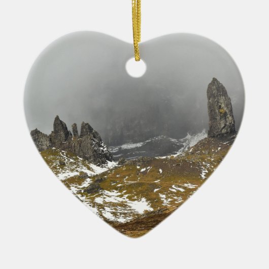 Het oude Man van Storr Keramisch Ornament (Voorkant)