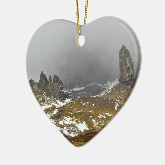 Het oude Man van Storr Keramisch Ornament (Links)