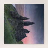 Het oude Man van Storr na Sunset Scotland Foto Legpuzzel (Horizontaal)