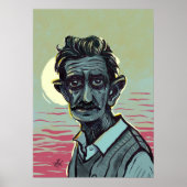 Het oude Man van The Sunset Painting Poster (Voorkant)