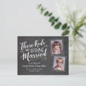 Het oude Manuscript van Foto's Handgeschreven spar Aankondigingskaart (Staand voorkant)