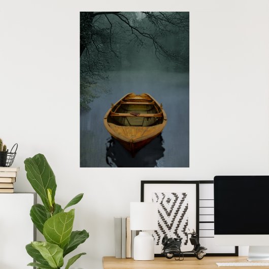 Het oude meer poster (Thuiskantoor)