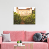 Het oude middeleeuwse Kasteel de Rully in de Cote Canvas Afdruk (Insitu (Woonkamer))