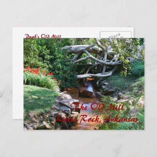 Het oude Mill Briefkaart (Voorkant / Achterkant)