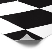 Het oude mod-doel van Retro op achtergrond control Poster (Hoek)