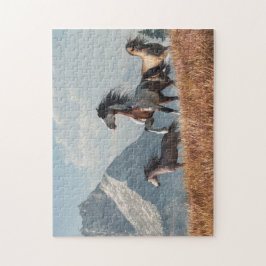 Het oude oorlogspaard legpuzzel