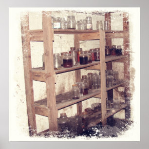 Het oude paneel poster