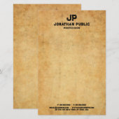 Het oude Papier kijkt  Verstoorde Sjabloon van de  (Voorkant / Achterkant)