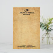 Het oude Papier kijkt  Verstoorde Sjabloon van de  (Staand voorkant)