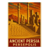 Het oude Perzië - Persepolis Perfect Poster (Voorkant)