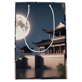 Het oude pijltorengebouw medium cadeauzakje