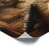 Het oude piratenzeilschip 4 poster (Hoek)