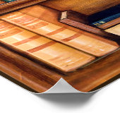 Het oude poster van de Boeken van de  Boekhoudboek (Hoek)