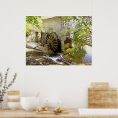 Het oude poster van de Grist Mill (Keuken)