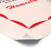 Het oude Poster van het Menu (Hoek)