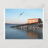 Het oude reddingsbootstation op Tenby Briefkaart (Voorkant)