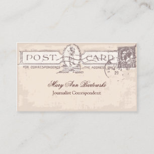 Het oude Reisbureau van de Efemere verschijnselen Visitekaartje