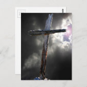 Het oude robuuste kruis briefkaart (Voorkant / Achterkant)