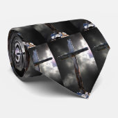 Het oude robuuste kruis stropdas (Opgerold)