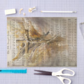 Het oude robuuste kruis tissuepapier (Craft)