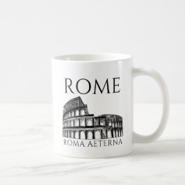 Het oude Rome Colosseum, historische Romeinse reiz Koffiemok