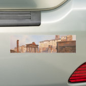 Het Oude Romeinse Forum (door Ippolito Caffi) Bumpersticker (Op auto)