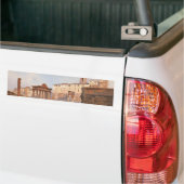 Het Oude Romeinse Forum (door Ippolito Caffi) Bumpersticker (Op Truck)