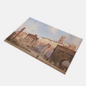 Het Oude Romeinse Forum (door Ippolito Caffi) Deurmat (Schuin)