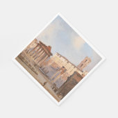 Het Oude Romeinse Forum (door Ippolito Caffi) Servet (Hoek)