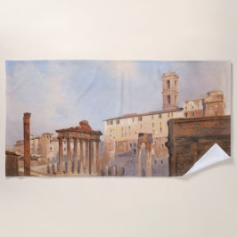 Het Oude Romeinse Forum (door Ippolito Caffi) Strandlaken