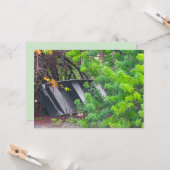 Het oude Row Boat Flat Wenskaart Kaart (Voorkant / Achterkant in situ)