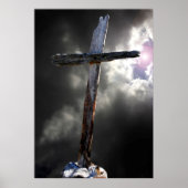 Het oude ruwe kruis poster (Voorkant)