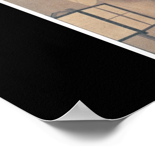 Het Oude Schilderen van een Japans Ghost. Poster (Hoek)