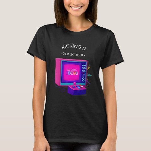 Het oude schoolretro-spelen 7 t-shirt (Voorkant)