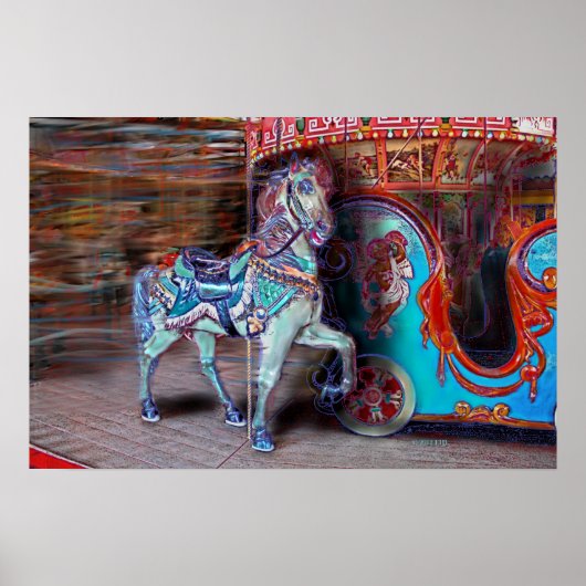 Het oude Stallion-Poster van de standaard voor fra Poster (Voorkant)