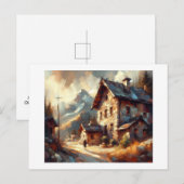 Het oude stenen huis, briefkaart (Voorkant / Achterkant)