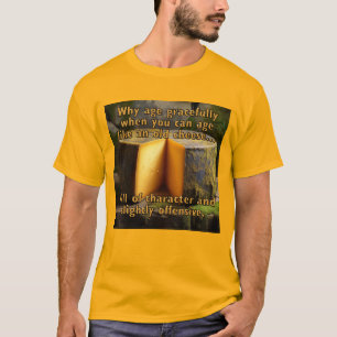 Het oude T-shirt van de kaas