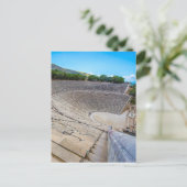 het oude theater in Epidaurus, Argolis, Griekenlan Briefkaart (Staand voorkant)