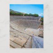 het oude theater in Epidaurus, Argolis, Griekenlan Briefkaart (Voorkant)